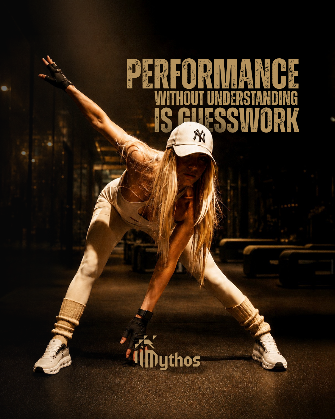 Mythos athlete training with the message performance without understanding is guesswork