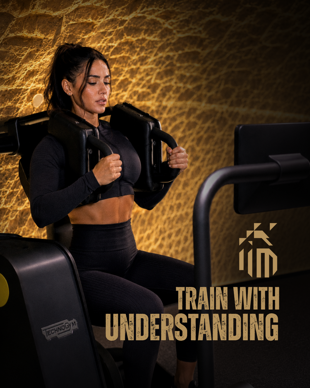 Mythos Technogym training with the message train with understanding
